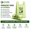 Reklamówka I`M BIO BAG reklamówki BIO bez opłaty recyklingowej 25x45cm 50szt/opak